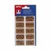 Apli Agipa Etiquettes - Plaisir D'offrir - Kraft - 20 X 32 Mm - Cadeau - Bouquet De Fleur - Apli