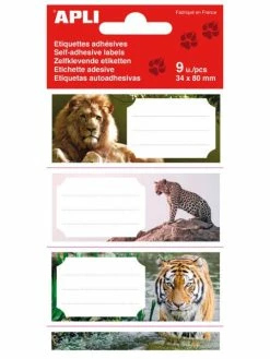 Apli Agipa Etiquettes Pour Livre "jungle" - 36 X 81 Mm