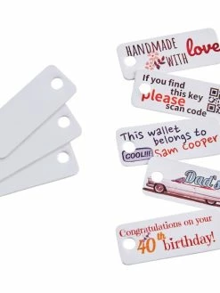 Colop Étiquettes PVC Perforées - 18 X 45 Mm - 20 Pcs