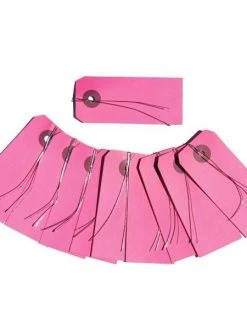 Artemio Etiquettes Rose Avec Fil Métallique X 10