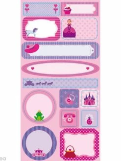 Artemio Etiquettes Scrapbooking Princesses - 14 Autocollants