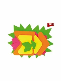 Apli Agipa Etiquettes, Symboles Assortis - Fluorescent