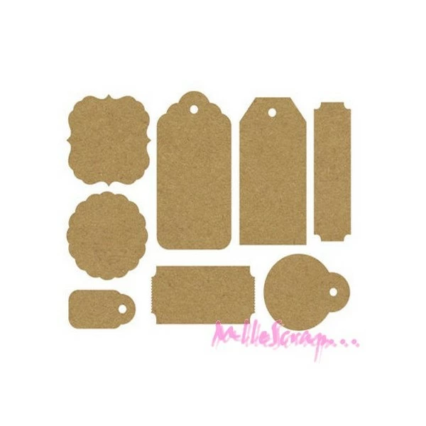 Etiquettes, Tags Kaisercraft - 24 Pièces 1 Etiquettes, Tags Kaisercraft - 24 Pièces