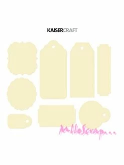 Etiquettes, Tags Kaisercraft - 24 Pièces