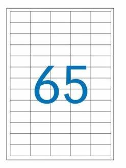 Apli Agipa Etiquettes Universelles - 38 X 21.2 Mm - A4 - Blanc