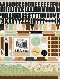 Feuille 30,5cm X 30,5cm De Stickers Take Note KAISERCRAFT