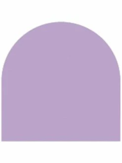 Geca Diffusion Feuille Autocollante 10x23 Cm Violet Mat