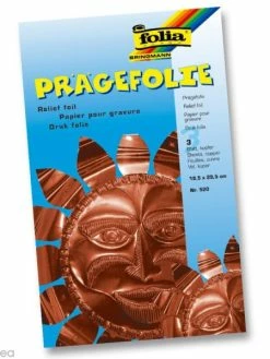 Bringmann Feuille De Métal à Repousser - Cuivre X 3