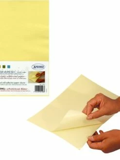 Artemio Feuille De Papier Autocollant Double Face X 5