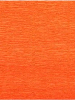 Feuille De Papier Crépon - Orange - 0,5 X 2 M - Loisirs Créatifs - CTOP