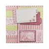 Erica Feuille De Papier - Scrapbooking - Rose - Bébé Fille - Naissance - 30,5 X 30,5 Cm