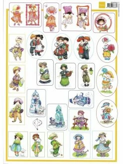 Marianne Design Feuille D'images à Découper A4 Snoesjes Pour Carterie