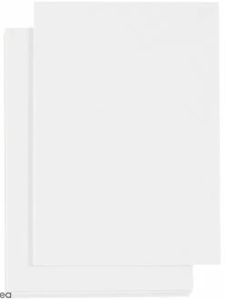 Creativ Company Feuille Mousse Adhésive Double Face Blanc - 10,5 X 14,8 Cm - 5 Pcs