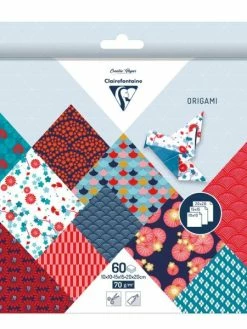 CLAIREFONTAINE Feuilles De Papier Origami Hanayo - 3 Formats