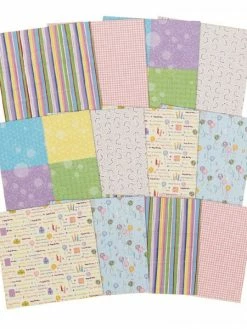 Erica Feuilles De Papier - Scrapbooking - Thème Anniversaire - 30,5 X 30,5 Cm