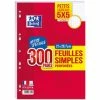 Oxford Feuillets Mobiles Perforés 21x29.7 - 300 Pages - 5X5M