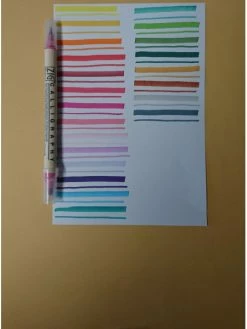 Feutre Calligraphy Zig Memory System Rose Pure