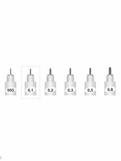 Feutre Fin à Encre Pigmentée - 0,1 Noir - Graph'it Fine Liner -V-Zug shop feutre fin a encre pigmentee 01 noir graphit fine liner p 3