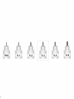 Feutre Fin à Encre Pigmentée - 0,3 Noir - Graph'it Fine Liner -V-Zug shop feutre fin a encre pigmentee 03 noir graphit fine liner p 3