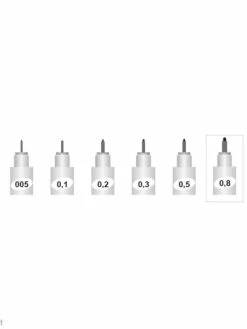 Feutre Fin à Encre Pigmentée - 0,8 Noir - Graph'it Fine Liner -V-Zug shop feutre fin a encre pigmentee 08 noir graphit fine liner p 3