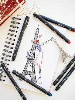 Feutre Technique Uni Pin - Pointe Calibrée 0,5 Mm - Bleu 5 Feutre Technique Uni Pin - Pointe Calibrée 0,5 Mm - Bleu -V-Zug shop feutre technique uni pin pointe calibree 05 mm bleu p 3