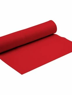 Creativ Company Feutrine Synthétique, L: 90 Cm, Ép. 1,5 Mm, Rouge, 5M