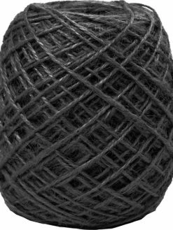 Creativ Company Ficelle De Chanvre Naturelle 1-2 Mm - Noir - 150 M