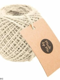 Rico Design Ficelle De Jute 2 Mm - Crème - 50 M