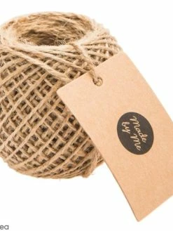Rico Design Ficelle De Jute 2 Mm - Naturel - 50 M