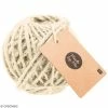 Rico Design Ficelle De Jute 4 Mm - Crème - 25 M