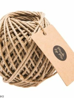 Rico Design Ficelle De Jute Enduite 3 Mm - Naturel - 25 M