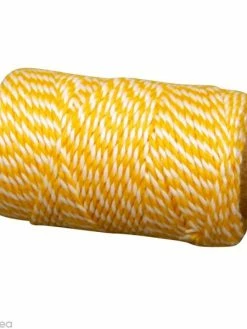 Rayher Ficelle Twine 1 Mm - Jaune - 35 M