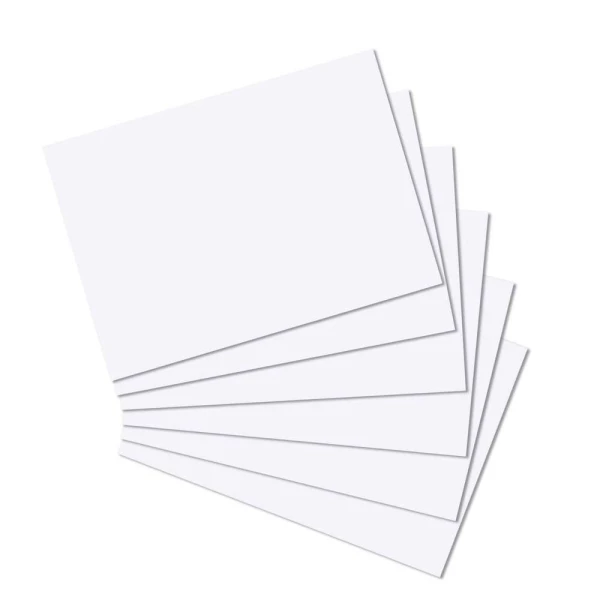 Herlitz Fiches Bristol - A4 - 170 G./m² - Uni - Blanc 1 Herlitz Fiches Bristol - A4 - 170 G./m² - Uni - Blanc