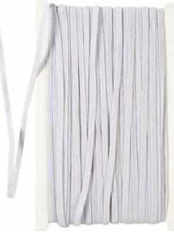 Creativ Company Fil Cordon élastique 6 Mm - Blanc - 50 M