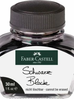 Faber-Castell Flacon D'encre - Contenu : 30 Ml - Noir