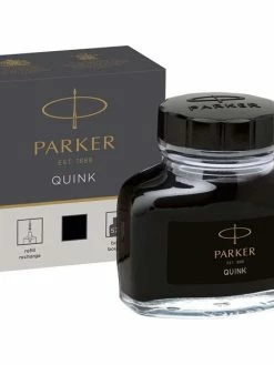 Parker® Flacon D'encre "Quink" - Contenu : 57 Ml. - Noir