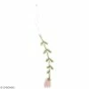 Rico Design Fleur En Bois à Suspendre - Rose - 10 Cm