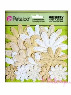 Fleurs Papier Jaune - Petaloo - 18 Pièces