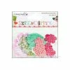 Fleurs Papier Multicolore - Dovecraft - 30 Pièces