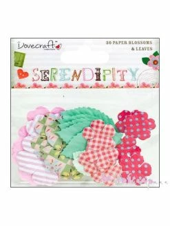 Fleurs Papier Multicolore - Dovecraft - 30 Pièces