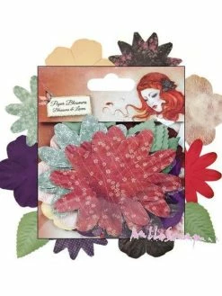 Fleurs Papier XXL Santoro - 30 Pièces
