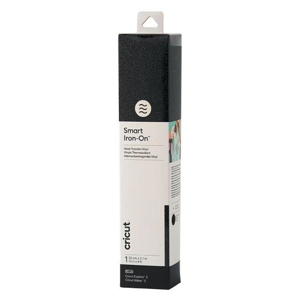 Flex Thermocollant Noir Pailleté 273 X 33 Cm - Cricut 1 Flex Thermocollant Noir Pailleté 273 X 33 Cm - Cricut
