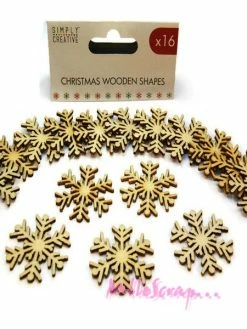 Flocons De Neige - Noel - Simply Creative - 16 Pièces