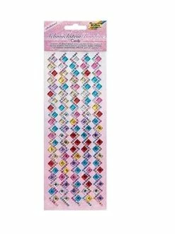 FOLIA - Bordure En Strass "Candy 1", Autocollant