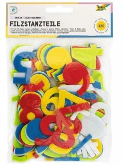 FOLIA - Pièces Prédécoupées En Feutre Pour Bricolage "chiffres