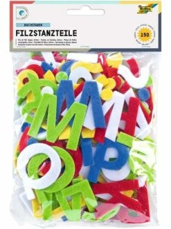 FOLIA - Pièces Prédécoupées En Feutre Pour Bricolage "lettres"