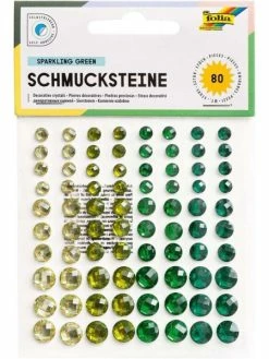FOLIA - Pierres Décoratives "Emerald Dream", Autoadhésif