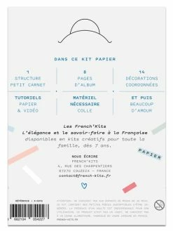 FRENCH'KITS French Kits Papier - Mini-album Photos La Vie Est Belle - 4 Pages -V-Zug shop french kits papier mini album photos la vie est belle 4 pages p 4