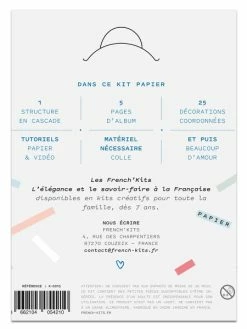 FRENCH'KITS French Kits Papier - Mini-album Photos Le Paradis - 5 Pages -V-Zug shop french kits papier mini album photos le paradis 5 pages p 4