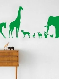 Youdoit Frise Autocollante Animaux - Vert